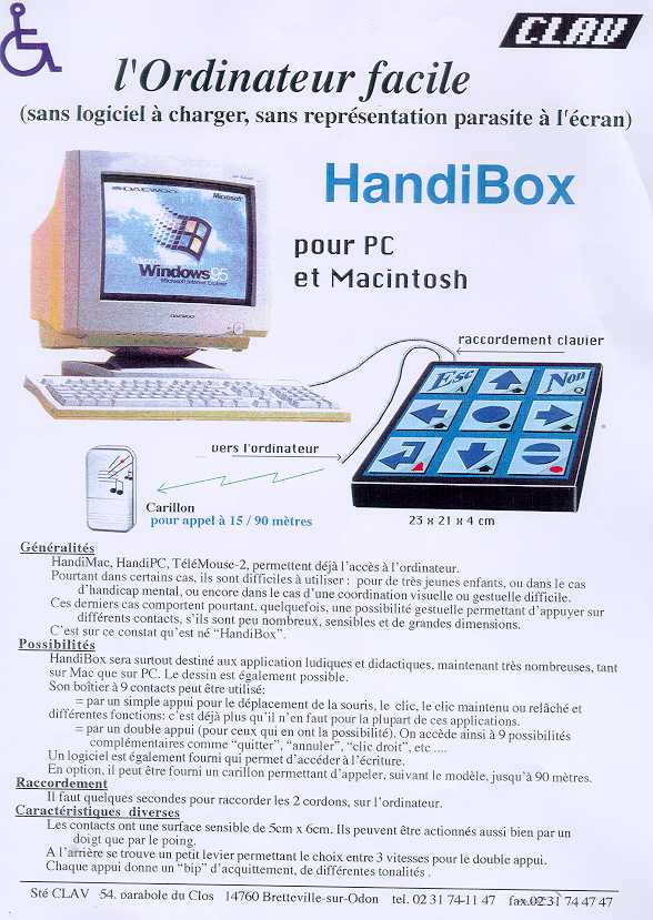 Commande simplifi�e HandiBox
